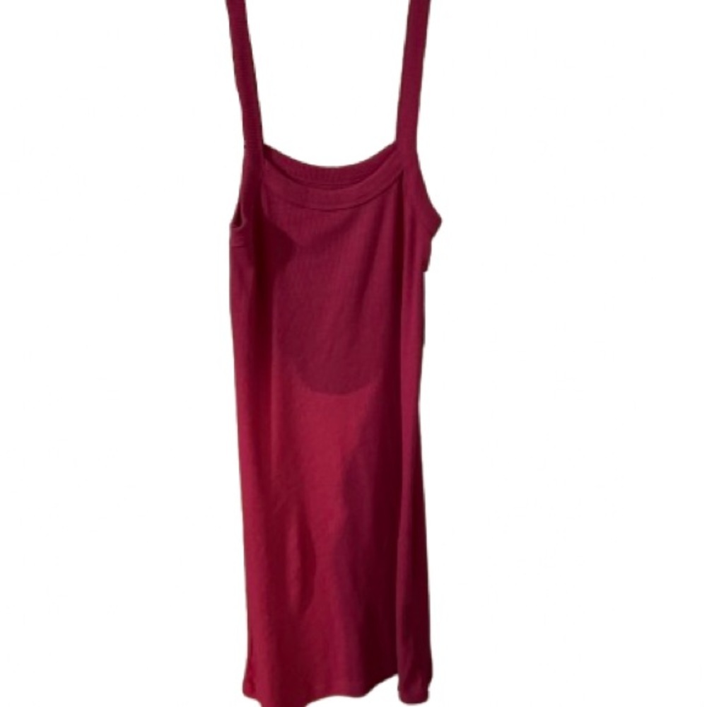 #373 NWT Carnival Fashion Women’s Ribbed Dresses Tight Fit Size L Bright pink